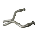 BBK Performance 1637 2-3/4 Inch High-Flow Catted X-Pipe for Ford Mustang 2005-2010