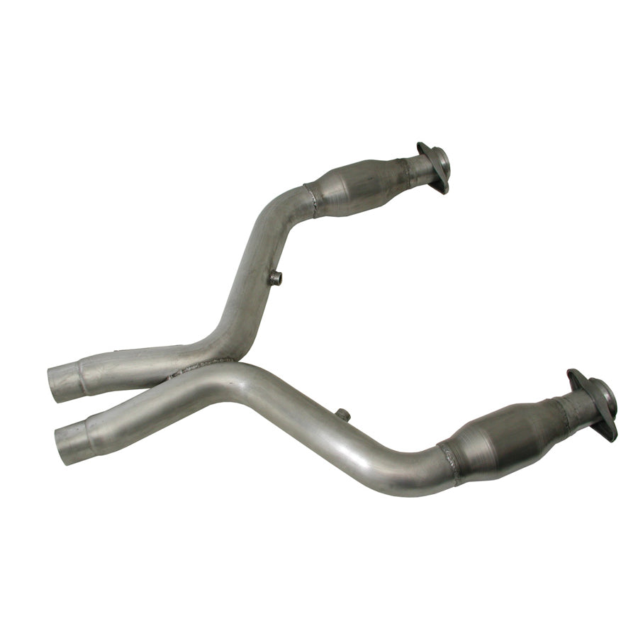 BBK Performance 1637 2-3/4 Inch High-Flow Catted X-Pipe for Ford Mustang 2005-2010