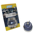 BBK Performance Billet Adjustable Fuel Pressure Regulator for Ford Modular Engines, 1994-1998 Mustang, 35 to 65 PSI, Rail Mount, Aluminum, Blue Anodized