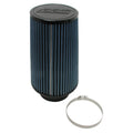 BBK Performance 1742 Replacement Air Filter for 1556 and 1720 Engines, Clamp-On Conical Design, 9.5 Inches Tall, 3.5 Inch Flange, Reusable Cotton Filter, Blue