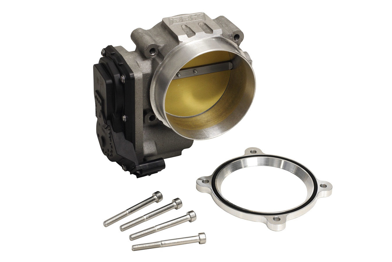 BBK Performance 18210 90mm Throttle Body for Ford Coyote and Mustang Boss, Aluminum, Natural Finish