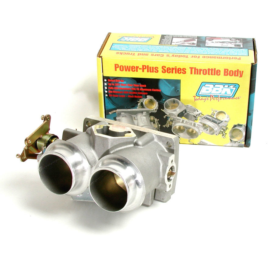 BBK Performance 3503 61mm Twin Blade Throttle Body for Ford Small Block and Fullsize Trucks