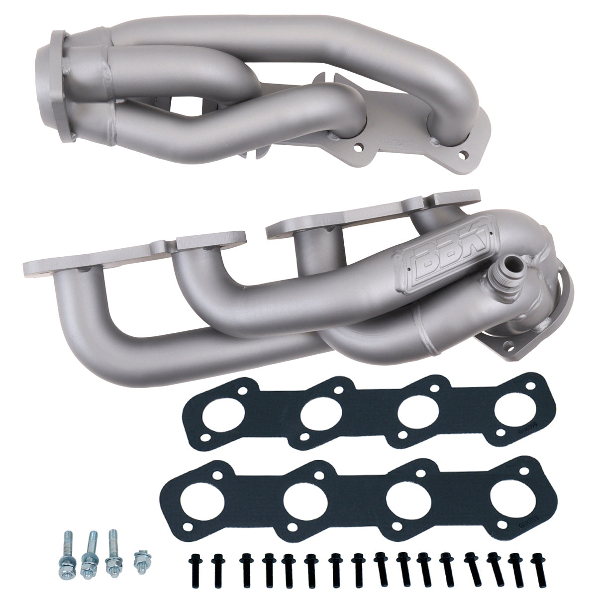 BBK Performance Exhaust Headers for Ford 4.6L 2V F150 1997-2003, 1-5/8 Inch Primary, Steel with Titanium Ceramic Finish