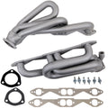 BBK Performance Exhaust Header Set for GM Small Block Chevy 5.0L and 5.7L Engines, Short Tube, Titanium Ceramic Finish, 1.625 Inch Primary Diameter, Pair