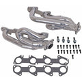 BBK Performance 40090 Shorty Exhaust Headers for Dodge Ram 5.7L Gen III Hemi 1.75 Inch Primary Diameter, Steel with Silver Ceramic Finish