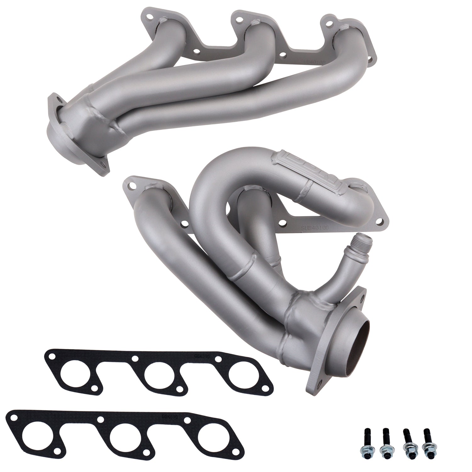 BBK Performance 4010 1-5/8 Inch Tuned Headers for Ford Mustang 2005-2010 4.0L V6, Steel with Titanium Ceramic Finish