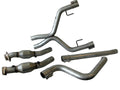 BBK Performance 4011 Off-Road X-Pipe with Catalytic Converter for 2005-2009 Ford Mustang V6, 2.5 Inch Steel, Aluminized