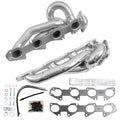 BBK Performance 40140 1-3/4 Inch Shorty Headers for 2009-2018 Dodge Ram 5.7L HEMI with Steel Construction and Silver Ceramic Finish
