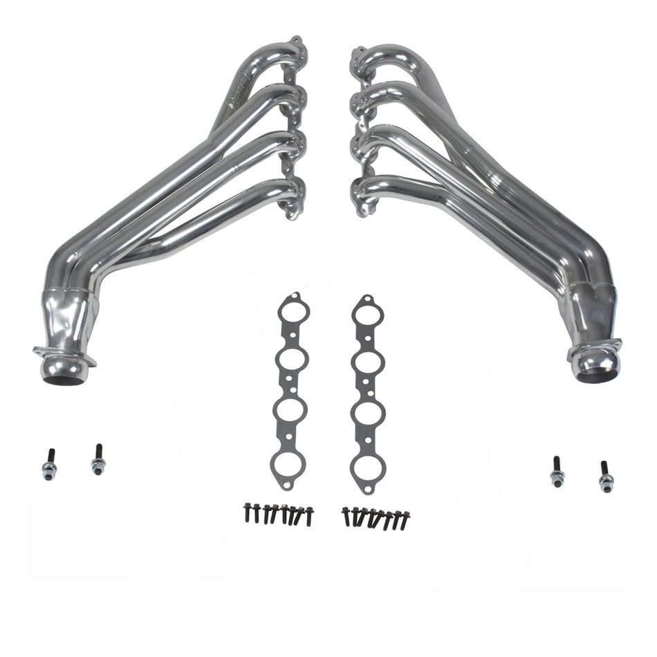 BBK Performance 40440 1-7/8 Inch Long Tube Header for Chevrolet Camaro 2016-2024 with Silver Ceramic Finish