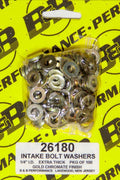B and B Performance Products 26180 Flat Washers 1/4 Inch Inner Diameter 0.54 Inch Outer Diameter Steel Cadmium Pack of 100