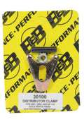 B and B Performance Products Distributor Clamp Part Number 30100 for Chevy V8 - Gold Steel