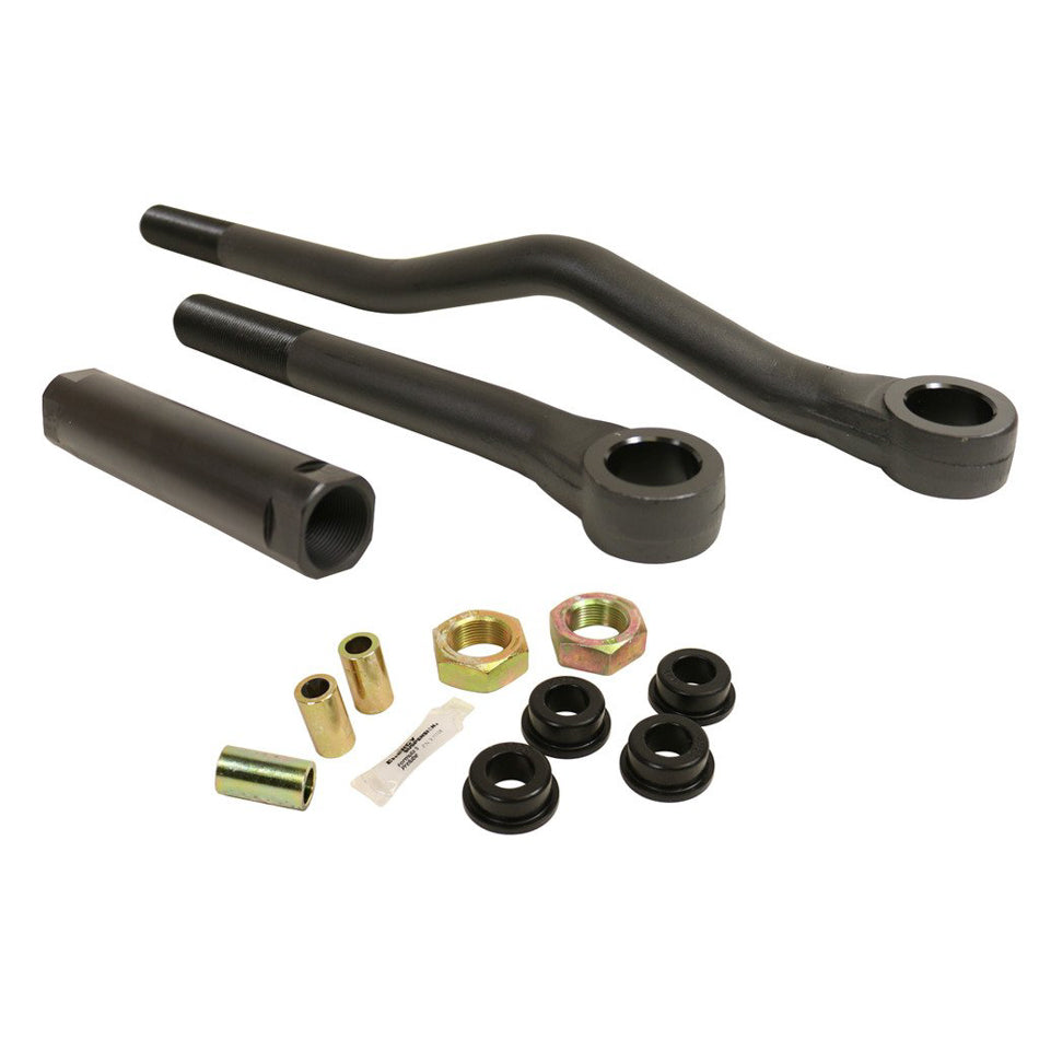 BD Diesel 1032013-F Front Track Bar Kit for Dodge Ram 2003-2012 with Steel Bushing and Hardware, Black Powder Coat Finish