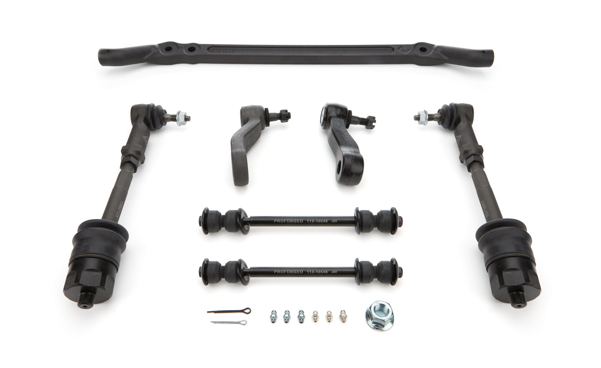 BD Diesel GM P/U Steering Upgrade Kit with Idler Arm, Pitman Arm, Tie Rod Ends, Centerlink, and Sway Bar End Links