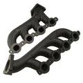 BD Diesel LS Exhaust Manifold Kit Pair for GM Trucks 2002-2013 with Black Ceramic Coating