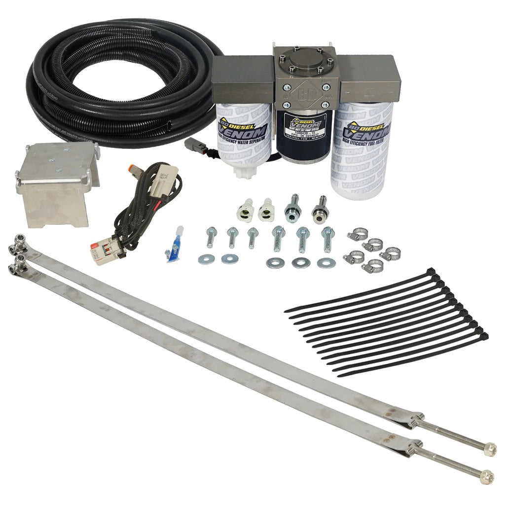 BD Diesel Fuel Lift Pump Kit for Dodge 5.9L and 6.7L Cummins Engines, 165 GPH, Venom Series