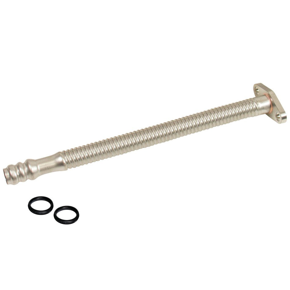 BD Diesel 1453105 Flexible Turbo Oil Return Line for Dodge Cummins, 12 Inch Length