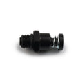 Blower Drive Service BA-9615 Supercharger Pressure Relief Valve, 7/16-20 Male Thread, Aluminum, Black Anodized