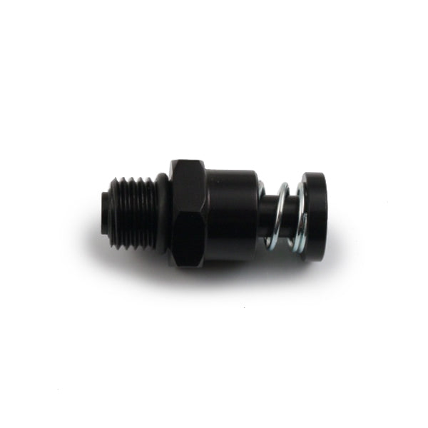 Blower Drive Service BA-9615 Supercharger Pressure Relief Valve, 7/16-20 Male Thread, Aluminum, Black Anodized
