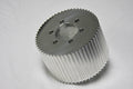 Blower Drive Service BP-6860 8mm HTD Pulley, 60 Tooth, 3.5 Inch Wide, Aluminum, Polished