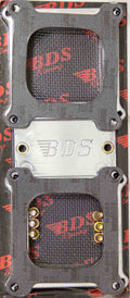 Blower Drive Service CA-9025 Dual Carb Top Plate for 6-71 and 8-71 Superchargers, Aluminum, Polished Finish