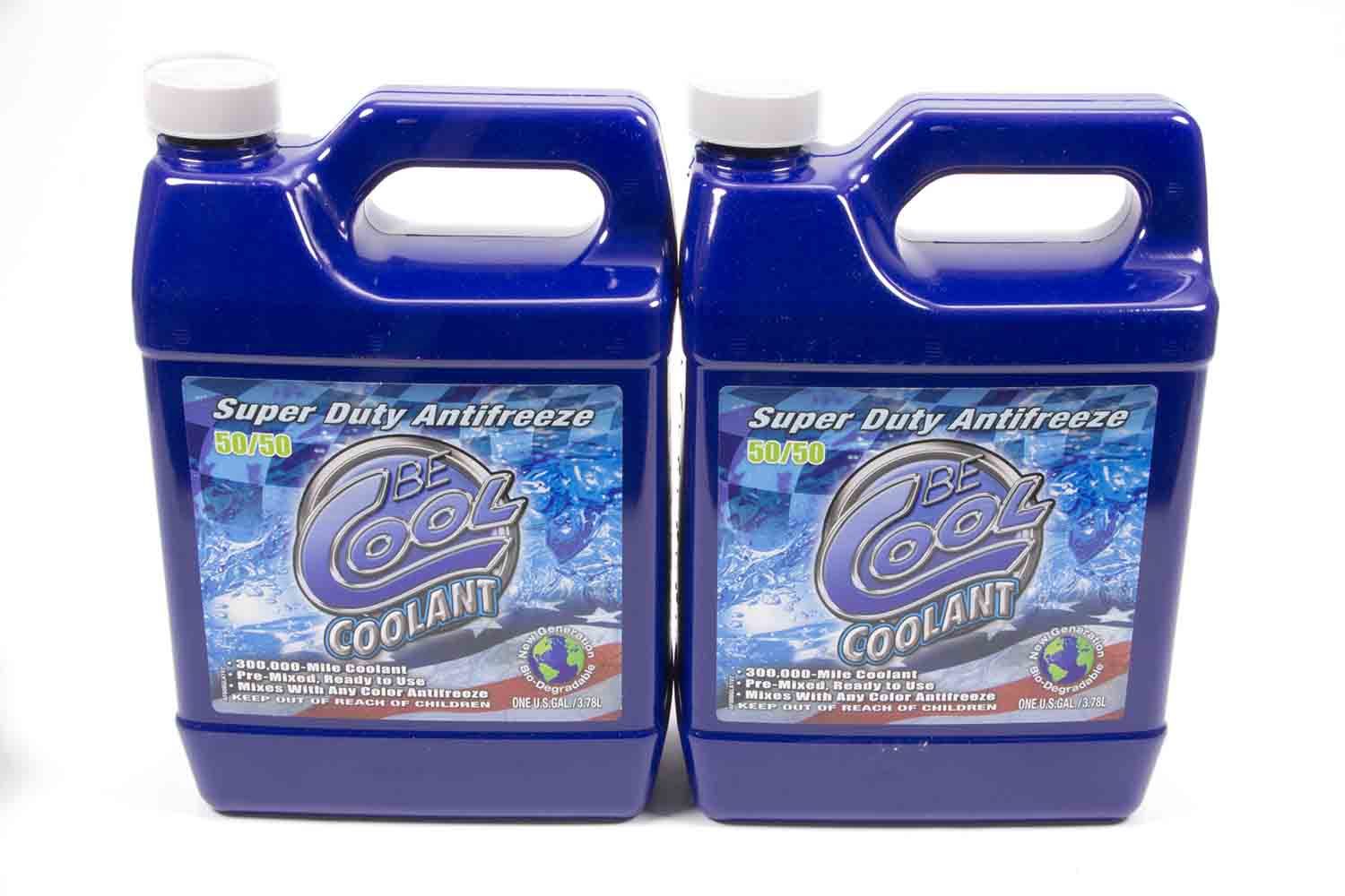 BE-COOL RADIATORS 25002 Super Duty Pre-Mixed Antifreeze and Coolant, 1 Gallon Jug, Pair