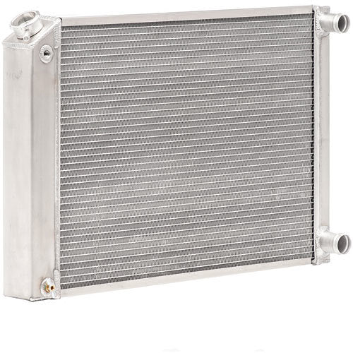 BE-COOL Radiator LS Swap 22 Inch Width by 19.5 Inch Height Aluminum Passenger Side Inlet and Outlet