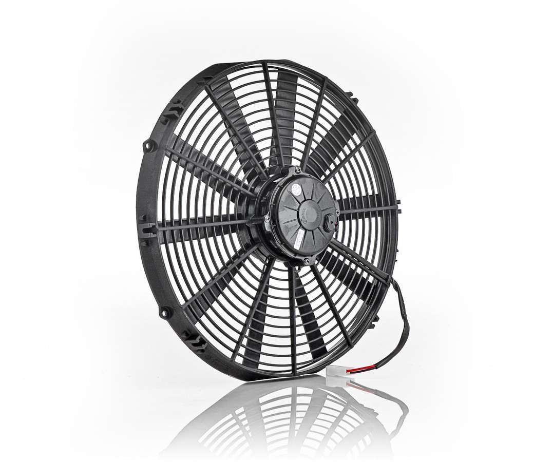 BE-COOL RADIATORS 75001 16-inch Electric Cooling Fan Puller 1918 CFM 12V Straight Blade
