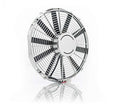 BE-COOL RADIATORS 75033 16-Inch Chrome Plated Electric Cooling Fan with 1918 CFM Air Flow