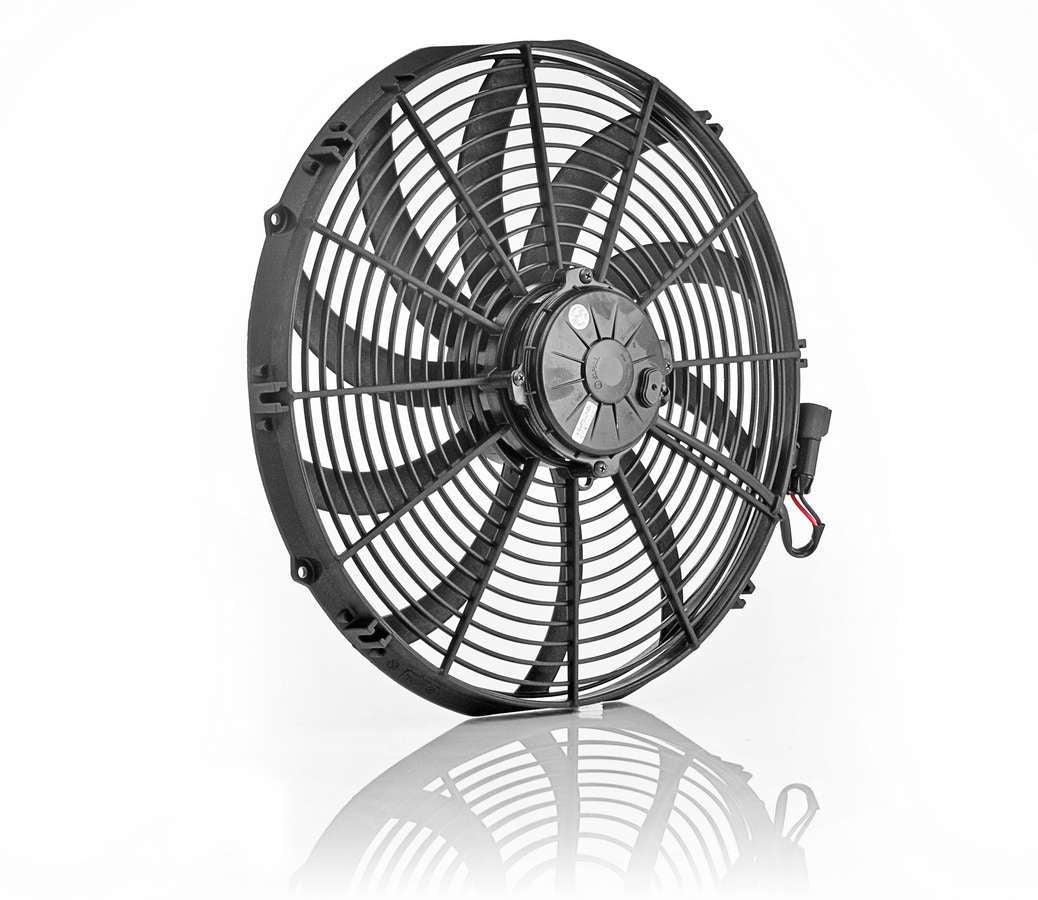 BE-COOL RADIATORS 75068 16-Inch Euro Black Electric Fan Super Duty Puller