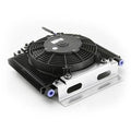 BE-COOL RADIATORS Transmission Cooler with Fan Module 7.5 x 11 inches Plate Type Aluminum Black