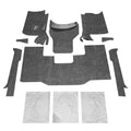 BEDRUG Bed Mat for Jeep CJ7 and Wrangler YJ 1976-1995 with Hook and Loop Fastener and Heat Shields