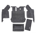 BEDRUG BRJK11R4 BedRug Padded Bed Mat for Jeep Wrangler JK 2011-2018 with Sides and Tailgate, Gray, 4-Door Kit
