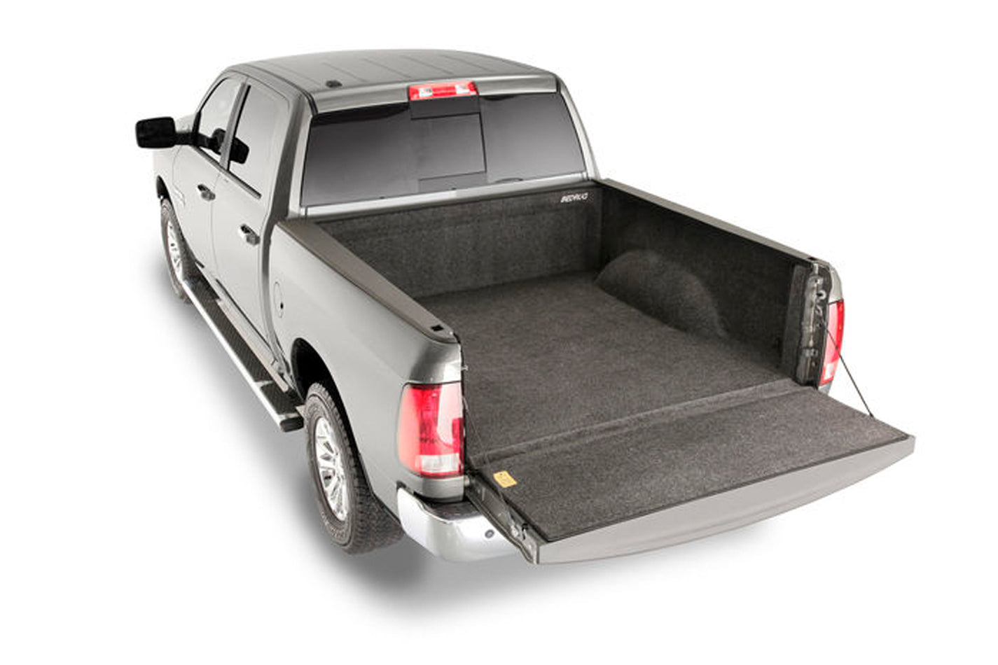 BEDRUG BRT19CCK BedMat for Dodge Ram 1500 5.7 ft Bed with Padded Bed Liner and Hook and Loop Attachment