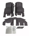 BEDRUG BedTred Jeep Wrangler TJ Front Floor Liner Kit (1997-2006) with Non-Skid Surface and Heat Shields