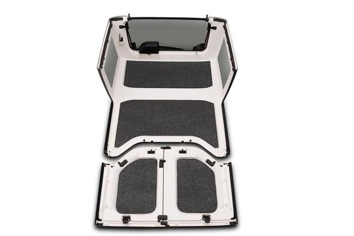 BEDRUG Headliner 11- Jeep JK Unlimited 4 Door Sound Deadening Kit with Self-Adhesive Black Material