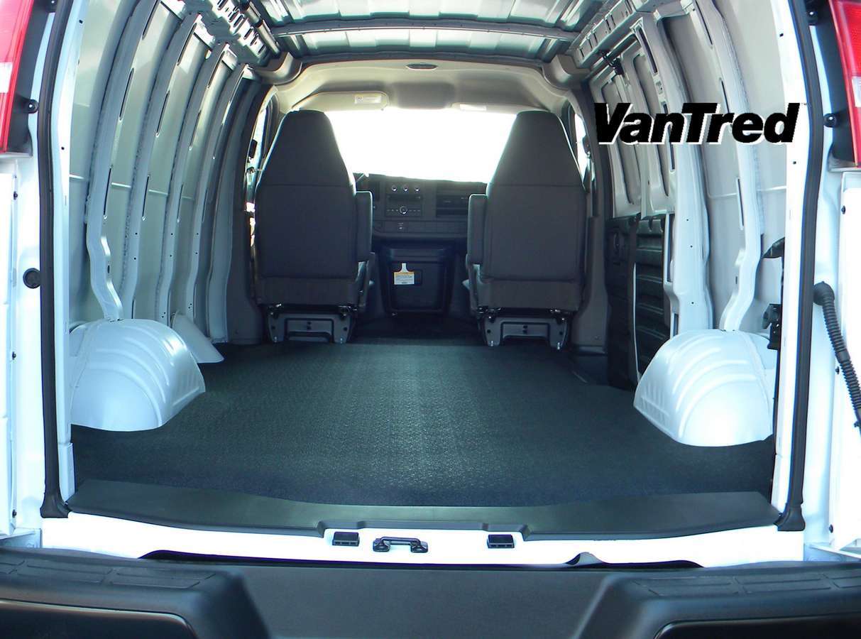 BEDRUG VTRF92X VanTred Cargo Mat for Ford E-Series 1992-2014, Rubber, Black