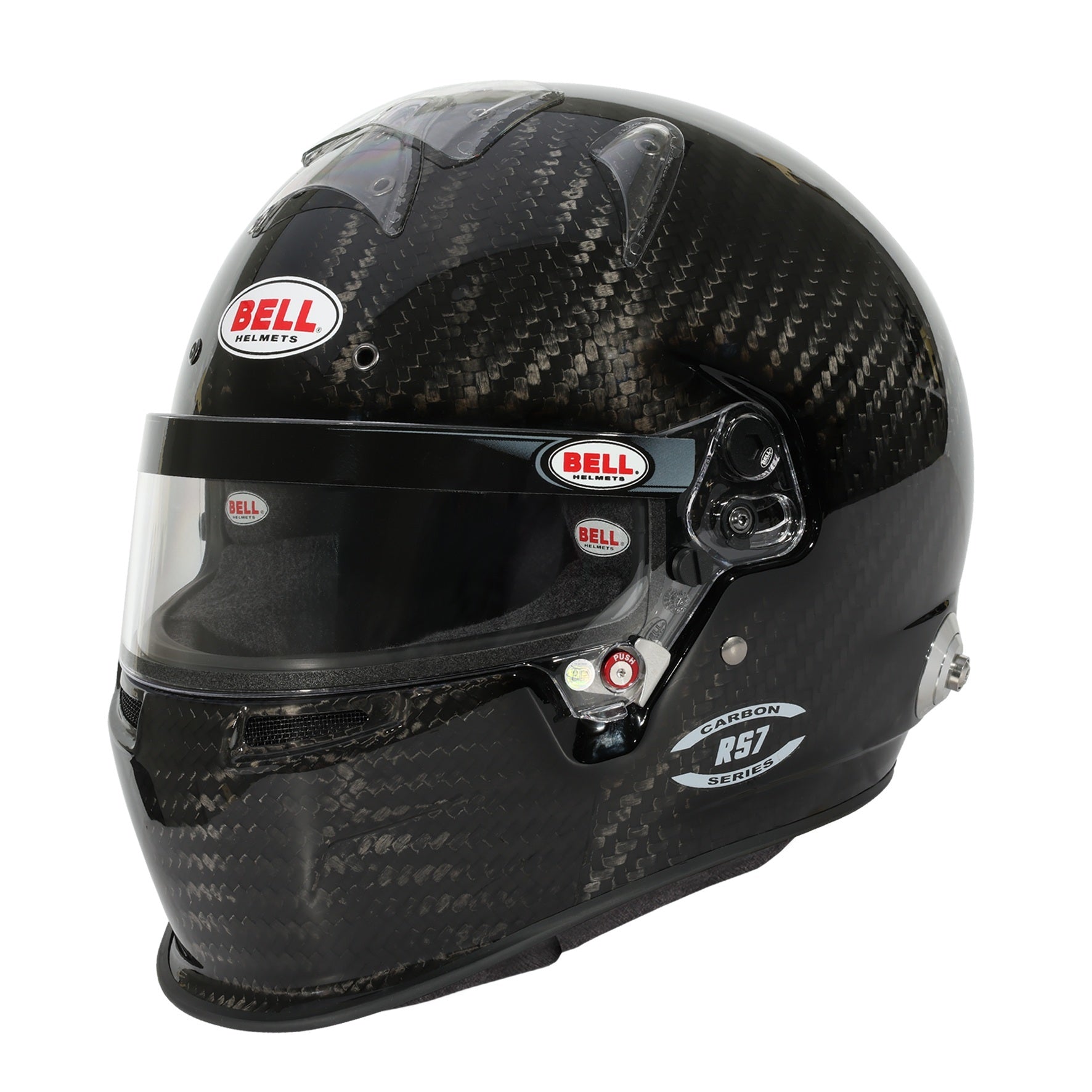 Bell Helmets RS7 Ultra Carbon SA2025 Duckbill Full Face Helmet 7-5/8 Size