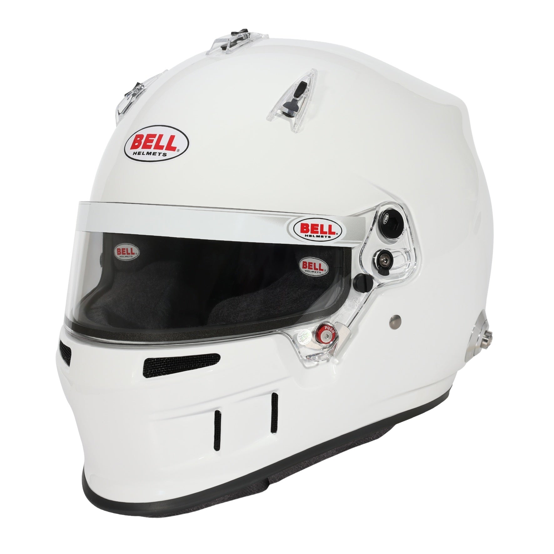 Bell Helmets XR7 Full Face Helmet with Snell SA2025 Certification and FIA Approval, Size 7-3/8, Carbon Composite, White