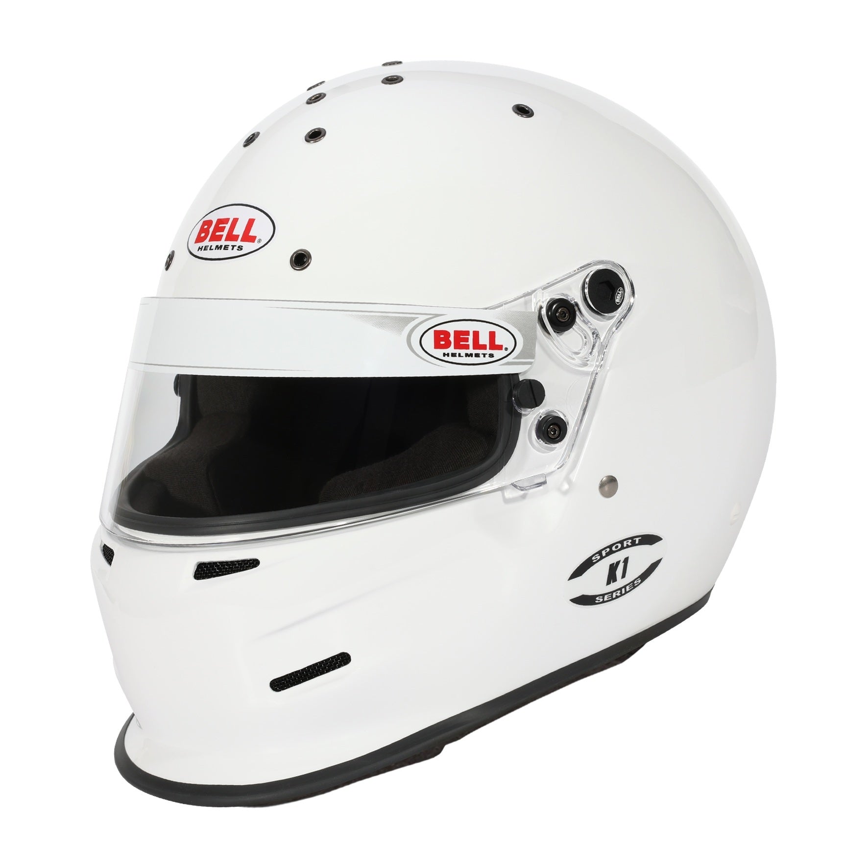 Bell Helmets 1420C04 K1 Sport Full Face Helmet with Snell SA2025 Certification, Medium, White