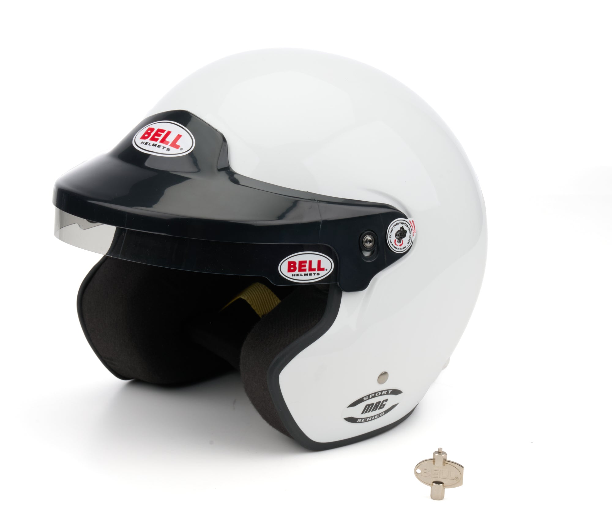 Bell Helmets MAG Open Face Helmet with Snell SA2025 Certification, 3X-Large, White