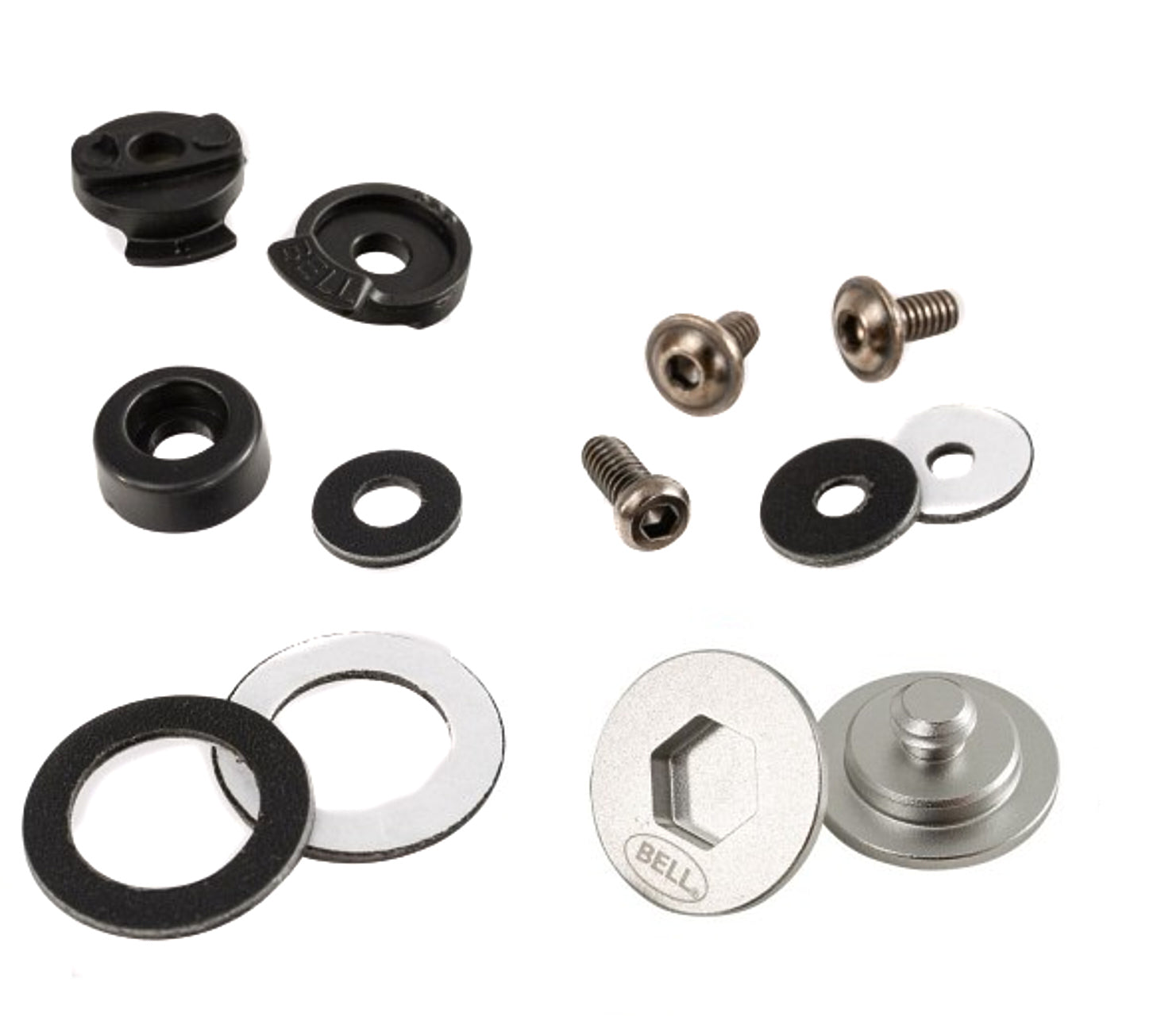 Bell Helmets 2020074 Helmet Shield Pivot Kit for SE07 Silver