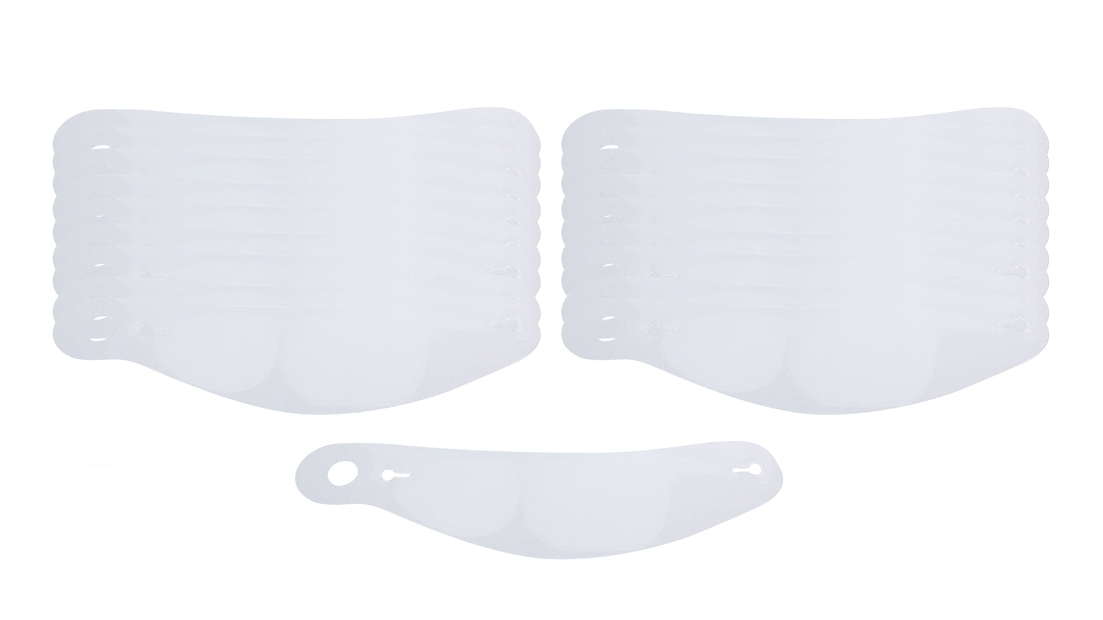 Bell Helmets 2030013 Thin Tear Offs 2 Mil Clear Plastic Shield - Set of 20