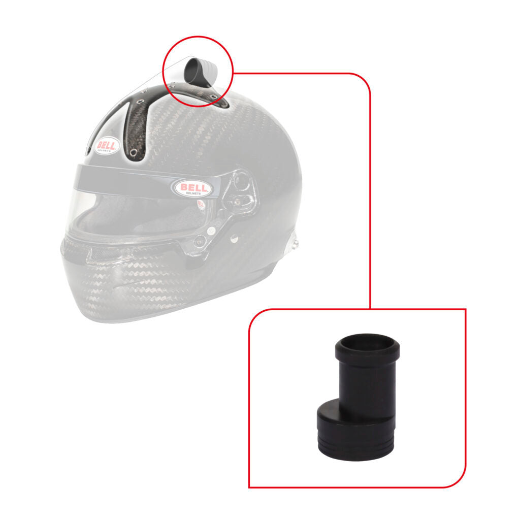 Bell Helmets 2070139 Air Inlet Top 10 Hole Clear V.10 Nozzle for HP77, HP7, RS7, RS7 Carbon Helmets