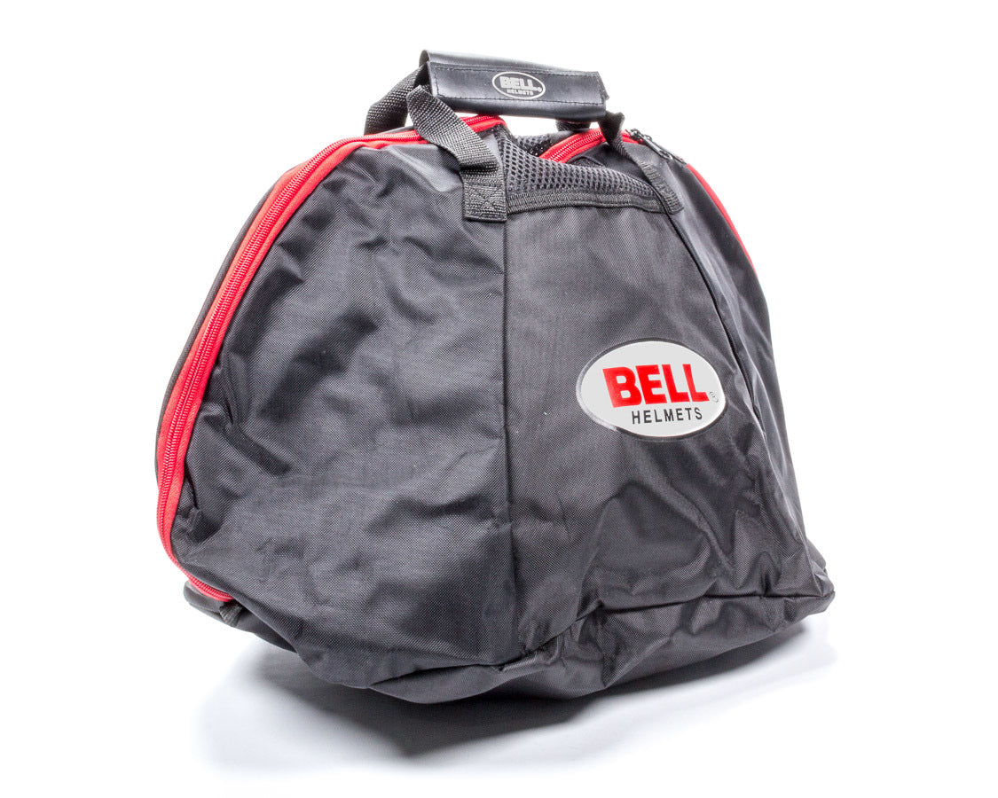Bell Helmets 2120012 Helmet Bag with Zipper Closure, Black Leather, Fleece-Lined