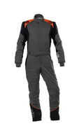 Bell Helmets BR10051 PRO-TX Series Driving Suit, One-Piece, SFI 3.2A/5, Multi-Layer Aramid Fabric, Gray and Orange, Small