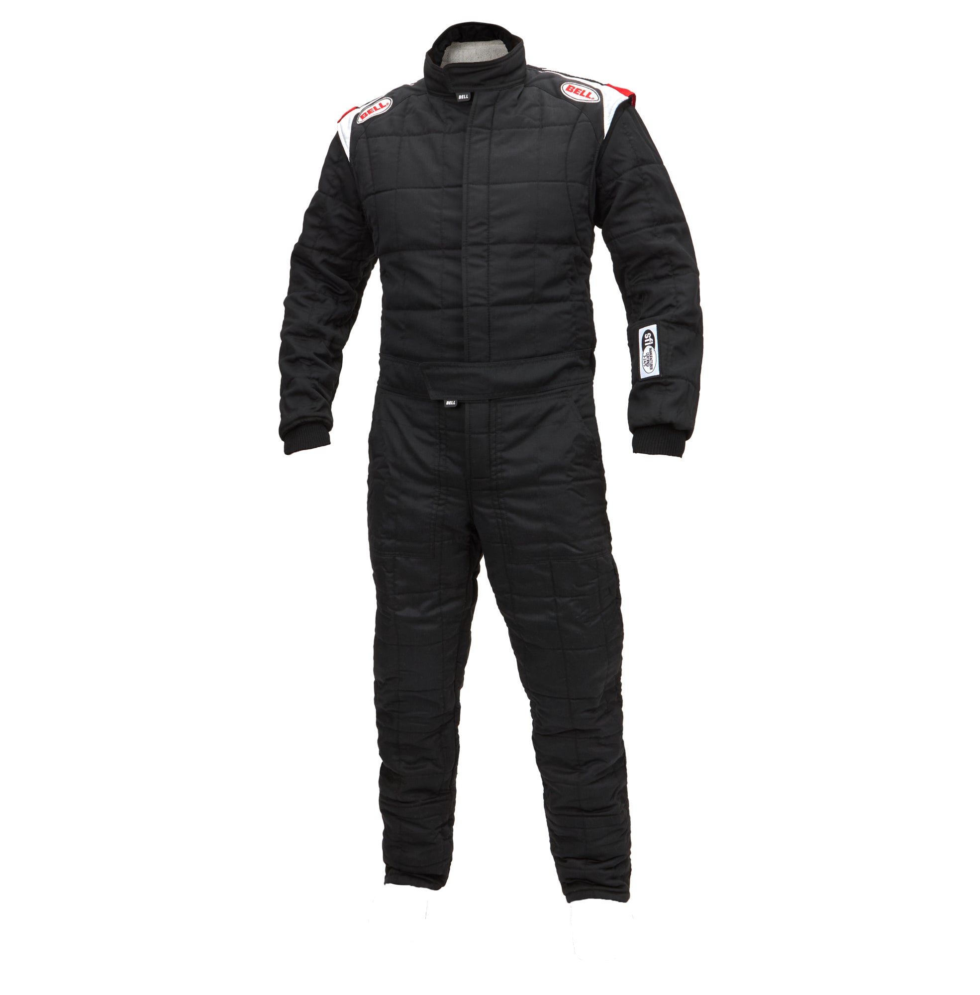 Bell Helmets BR10061 Sport-TX Series 1-Piece Racing Suit in Black Small with Nomex and SFI 3.2A/5 Certification