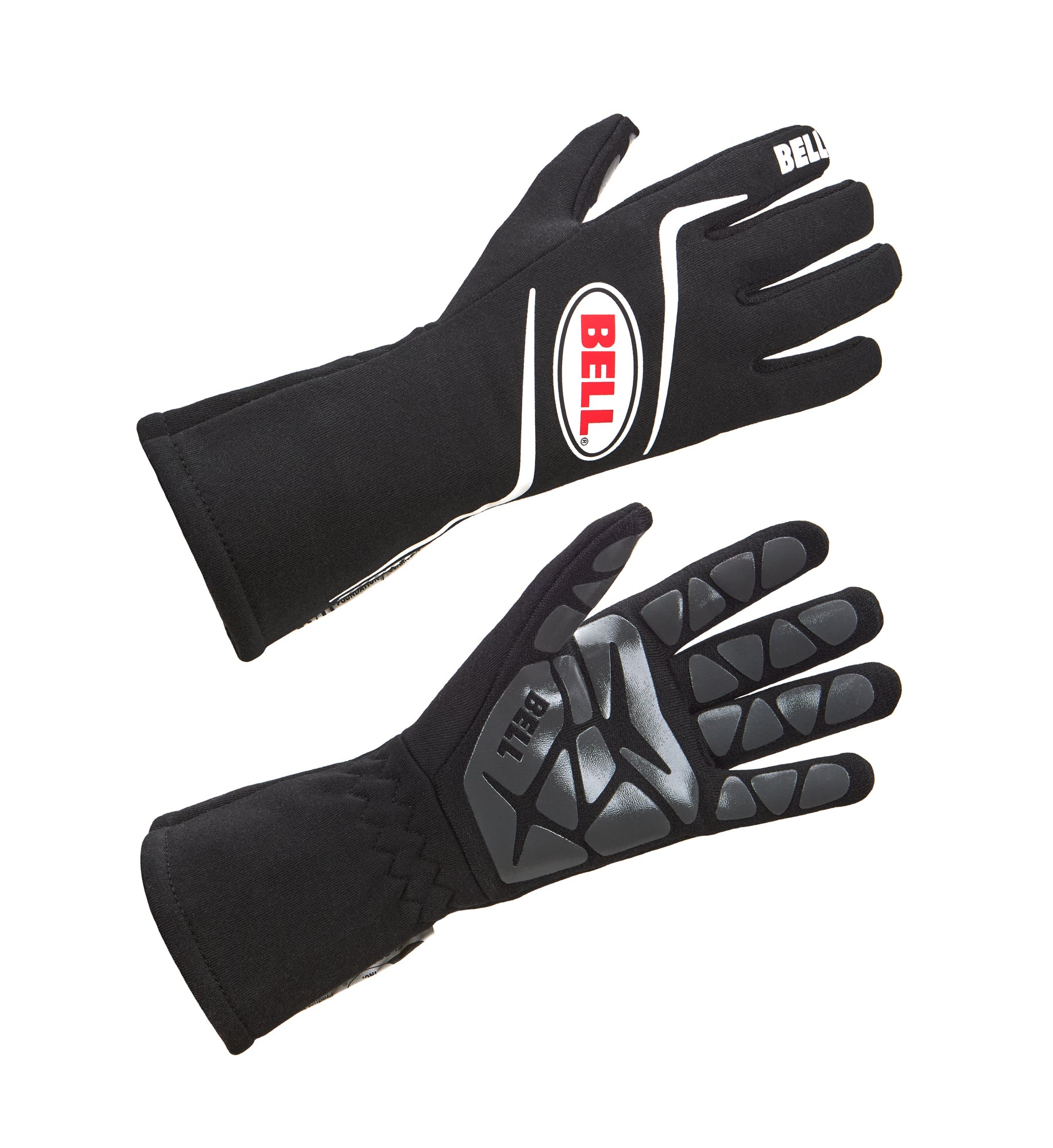 Bell Helmets BR20083 Sport-YTX Driving Gloves with Double Layer Aramid and Elastic Cuff, Black, Youth Large