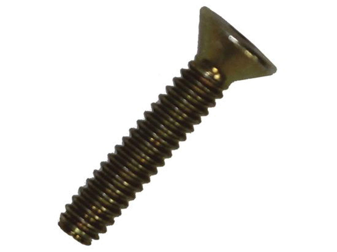 Bert Transmissions SG-1066 Flat Head Transmission Screw 10-24 Thread, 1 Inch Length, Steel, Cadmium Finish