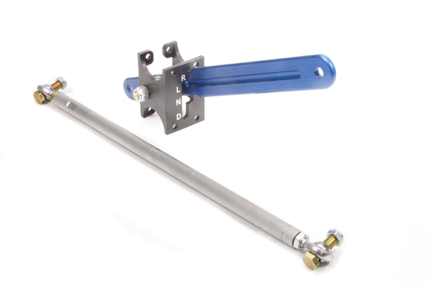 Bert Transmissions SG-1311 Bloomquist Style Floor Mount Shifter Assembly with Aluminum Black and Blue Anodized Finish