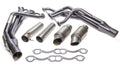Beyea Custom Headers DLM604-17-A Small Block Chevy Dirt Late Model Full Exhaust Header Kit